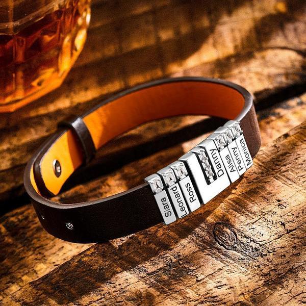 mens name bracelet
