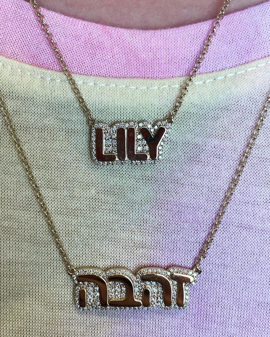 Custom Bubble Necklace With Name
