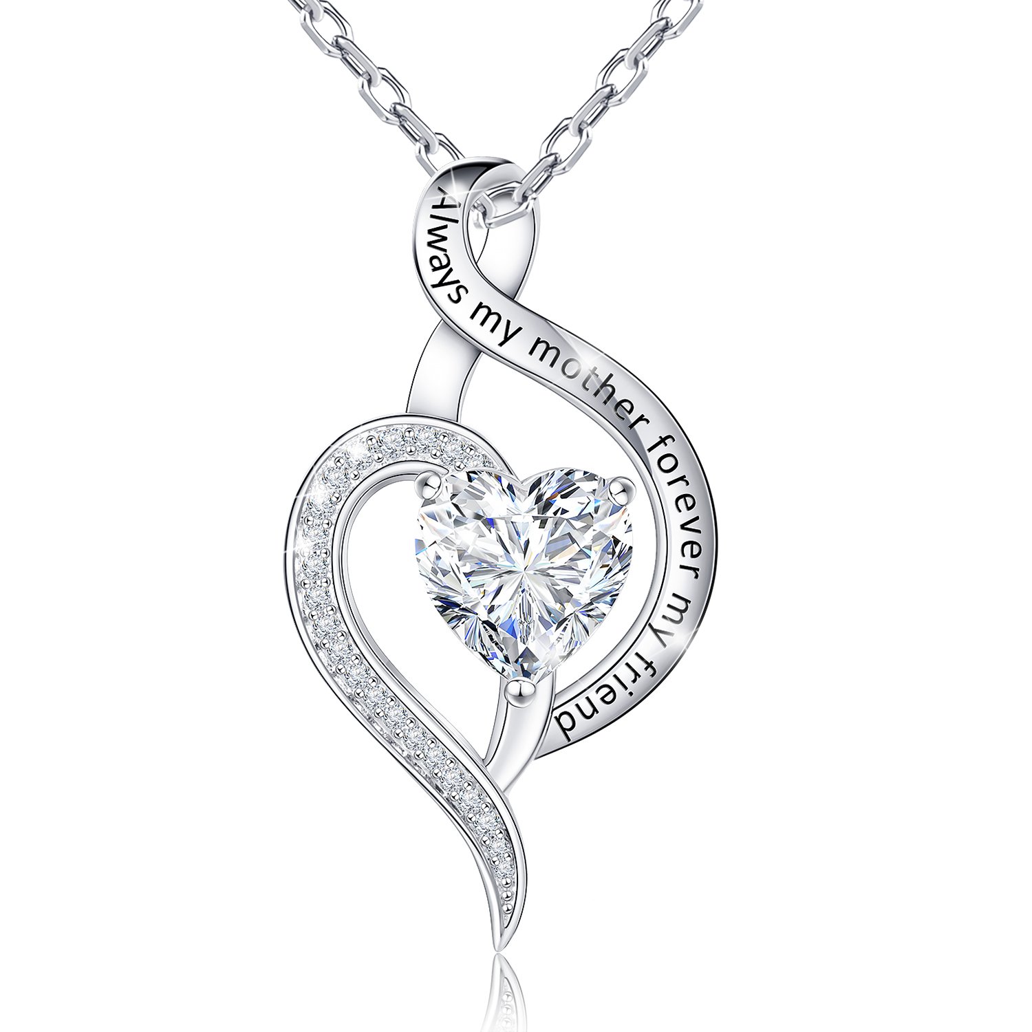 Mother's Day Gift Heart Shaped Necklace For Mom