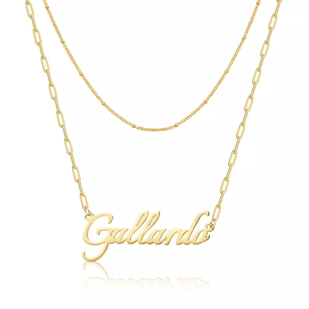 Custom Name Layered Necklace