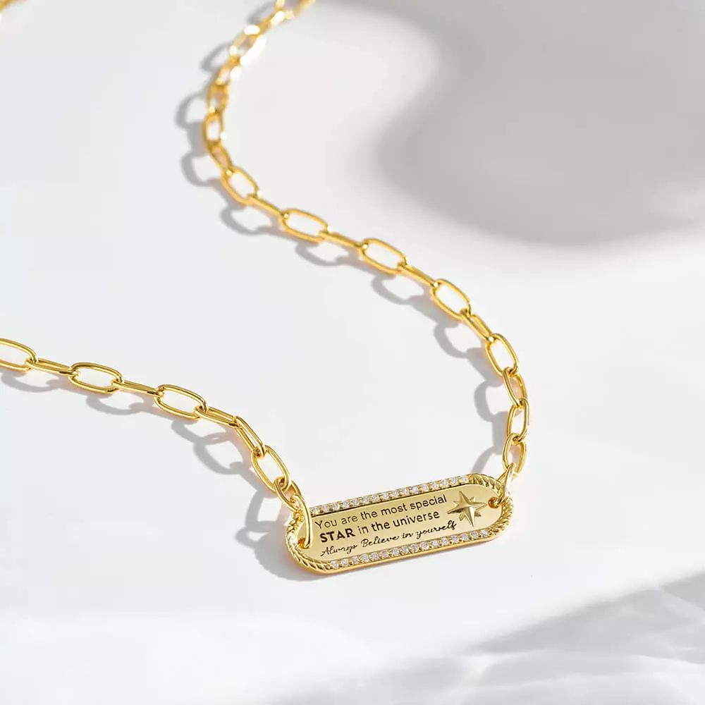 Always Believe In Yourself Faith Necklace