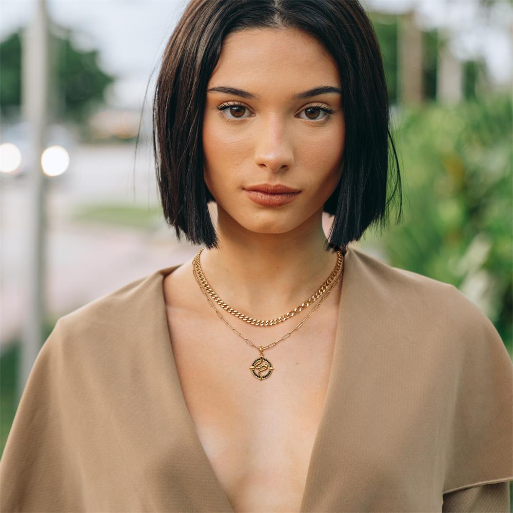 Joycename Snake Pendant Necklace