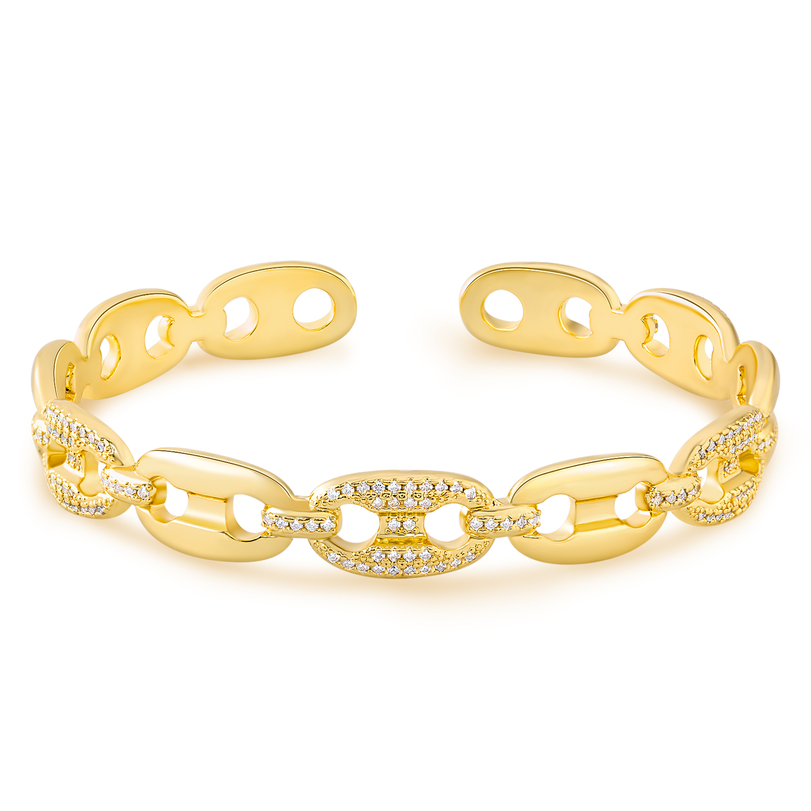 Gold Bracelet 14k Gold Plated Dainty Cuff Bracelets
