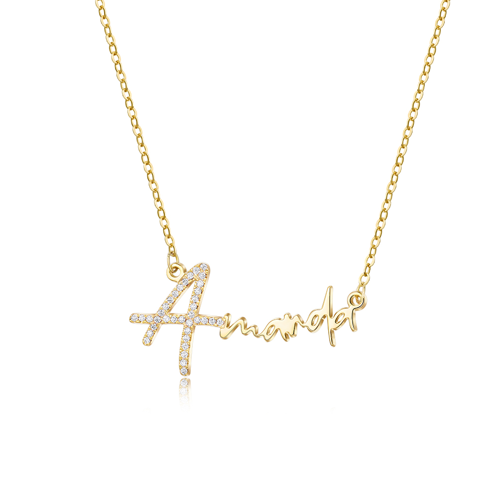 Gold Chain with Name