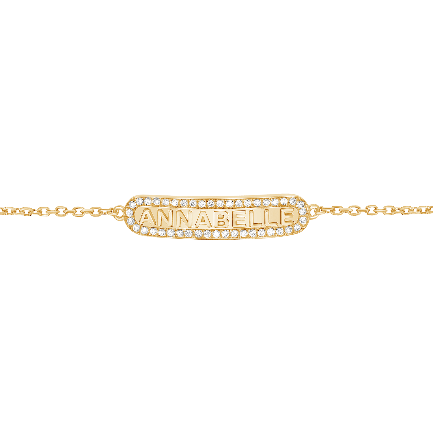 Sparkling Custom Name Bracelet