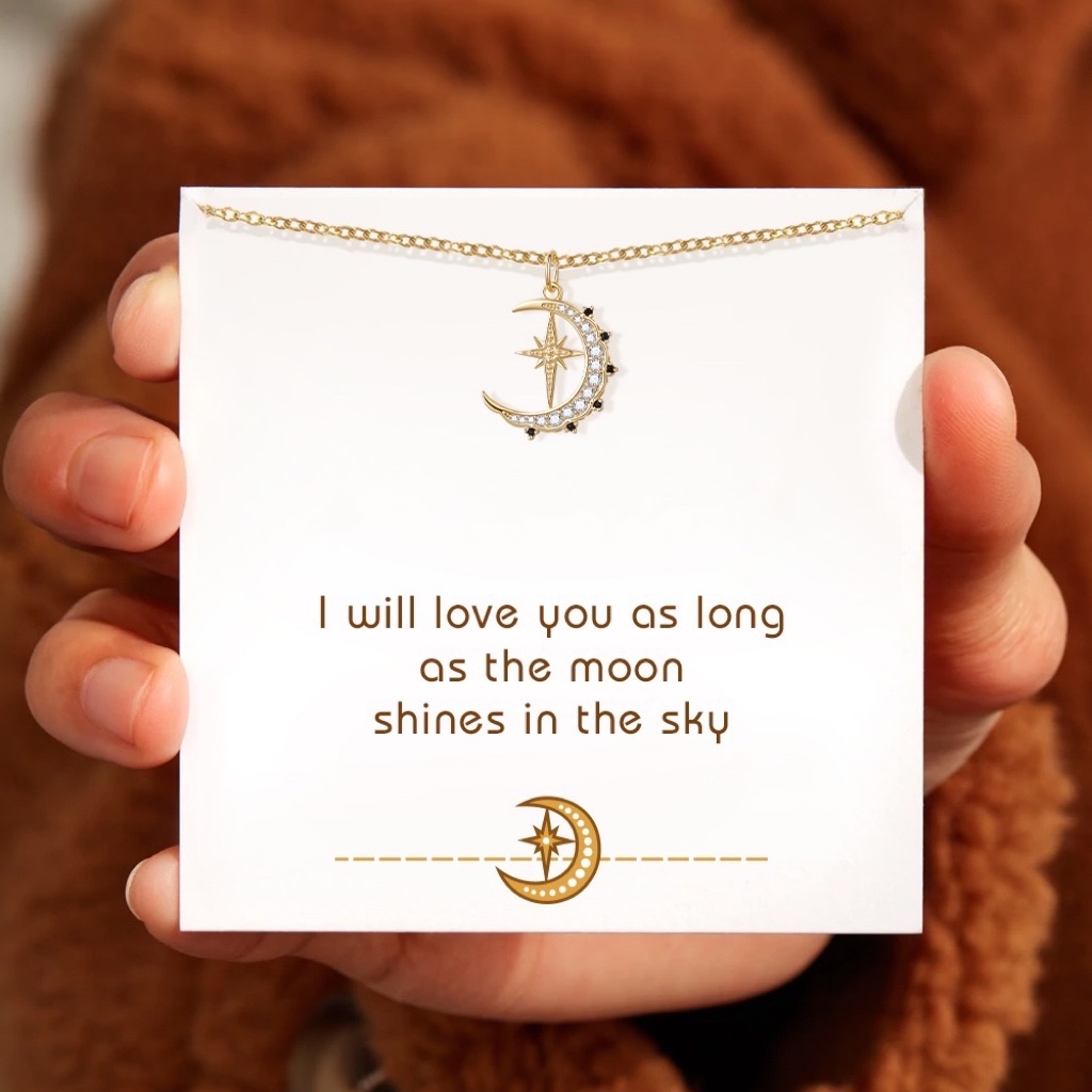Moon Star Necklace