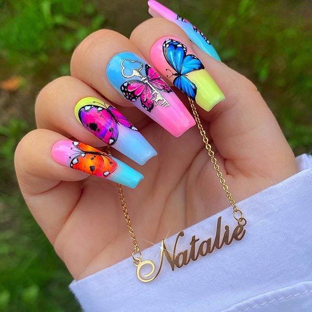 Personalized  Carrie Name Necklace 18K Gold Color