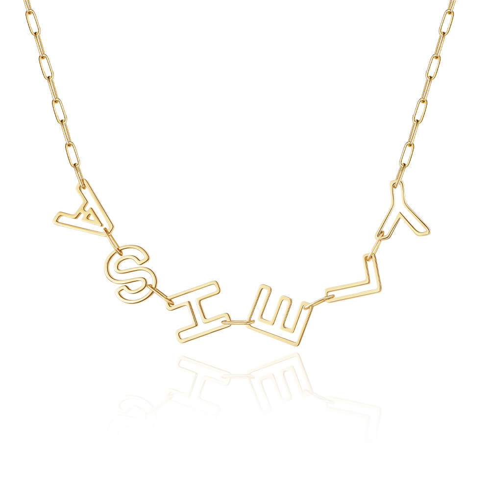 Chain Letter Neckalce