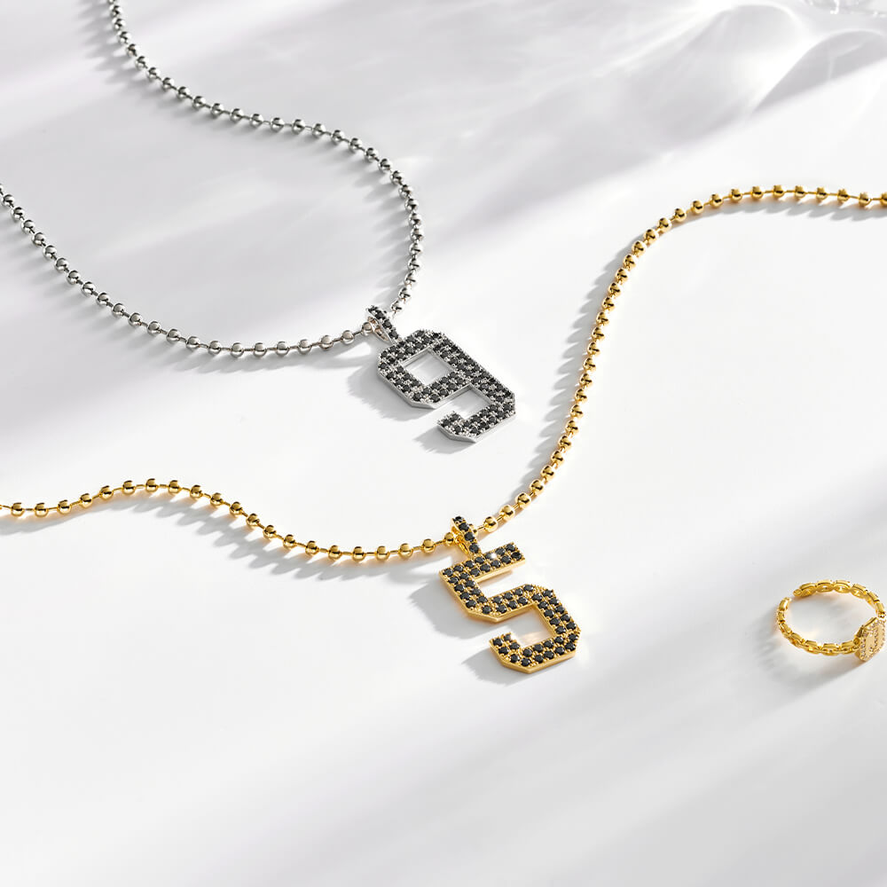 Personalized Number Necklace For Men
