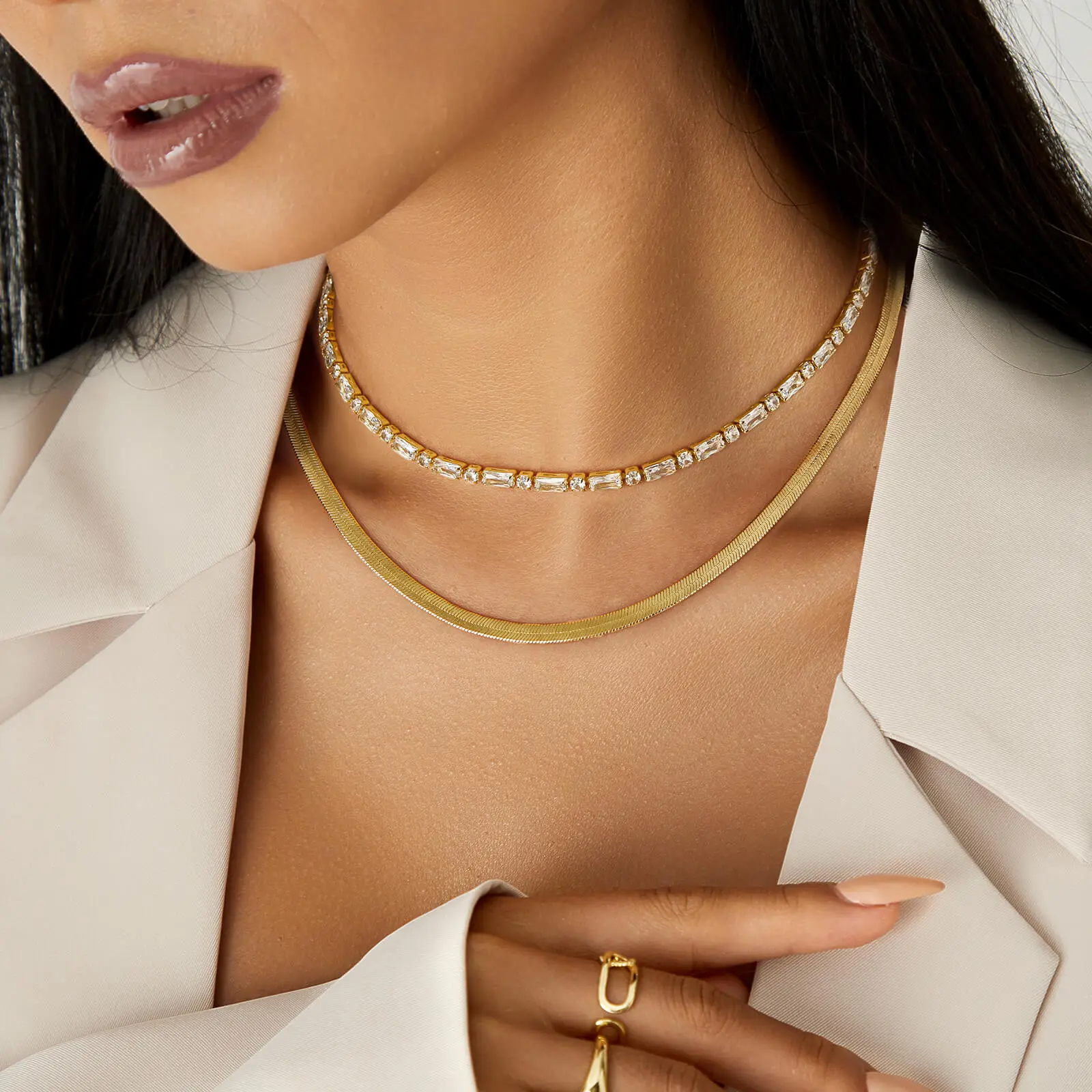 Sparkling Tennis Necklace