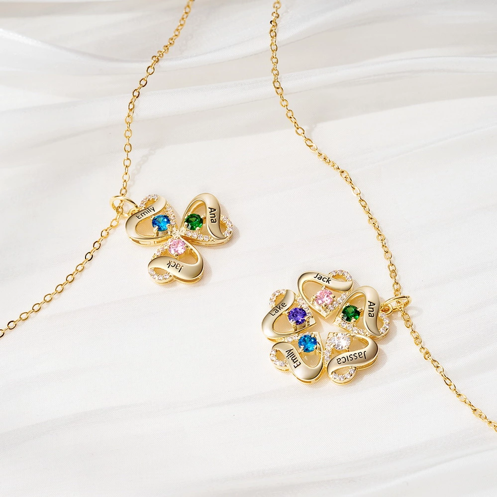 customized birthstone necklace gift