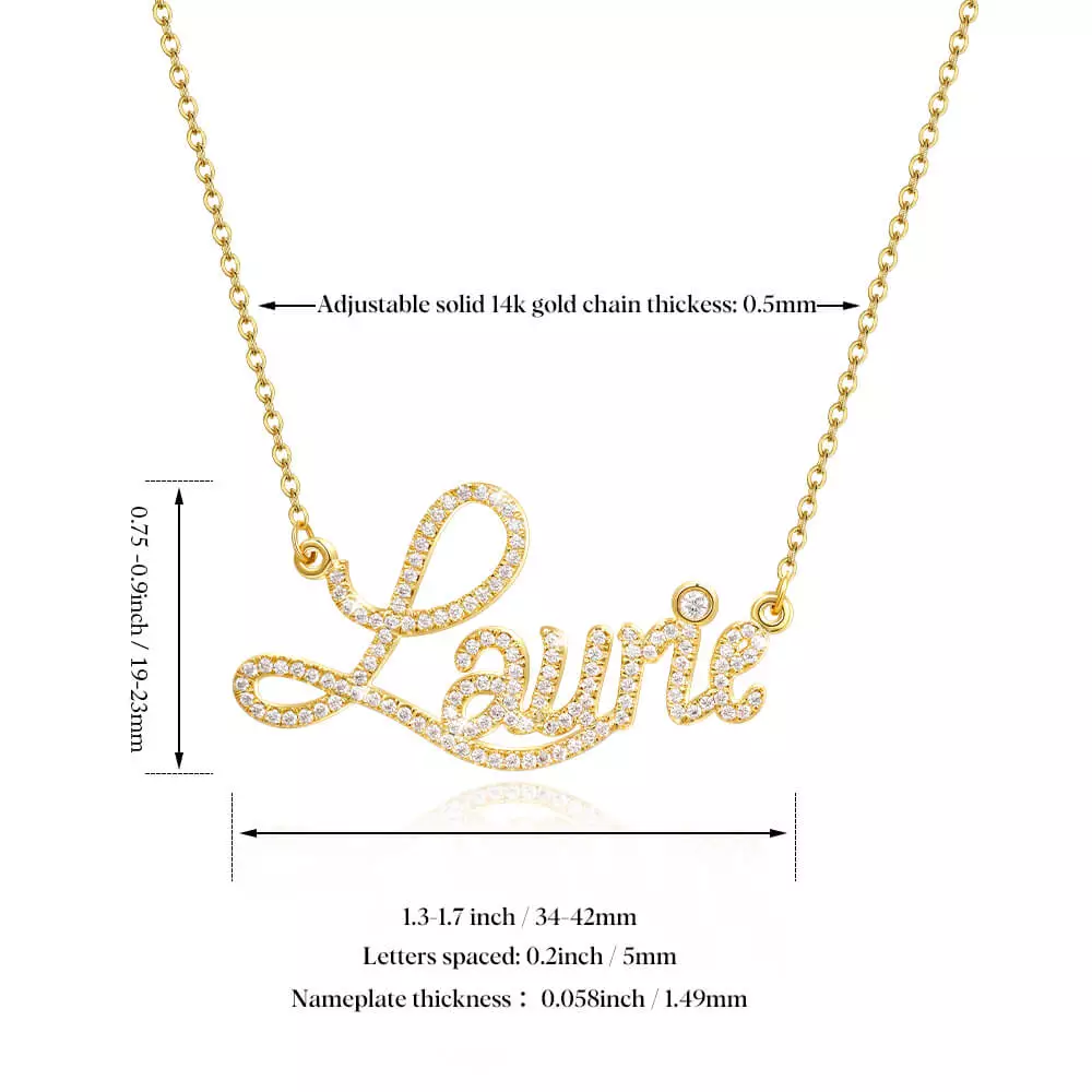 Custom Shining Name Necklace