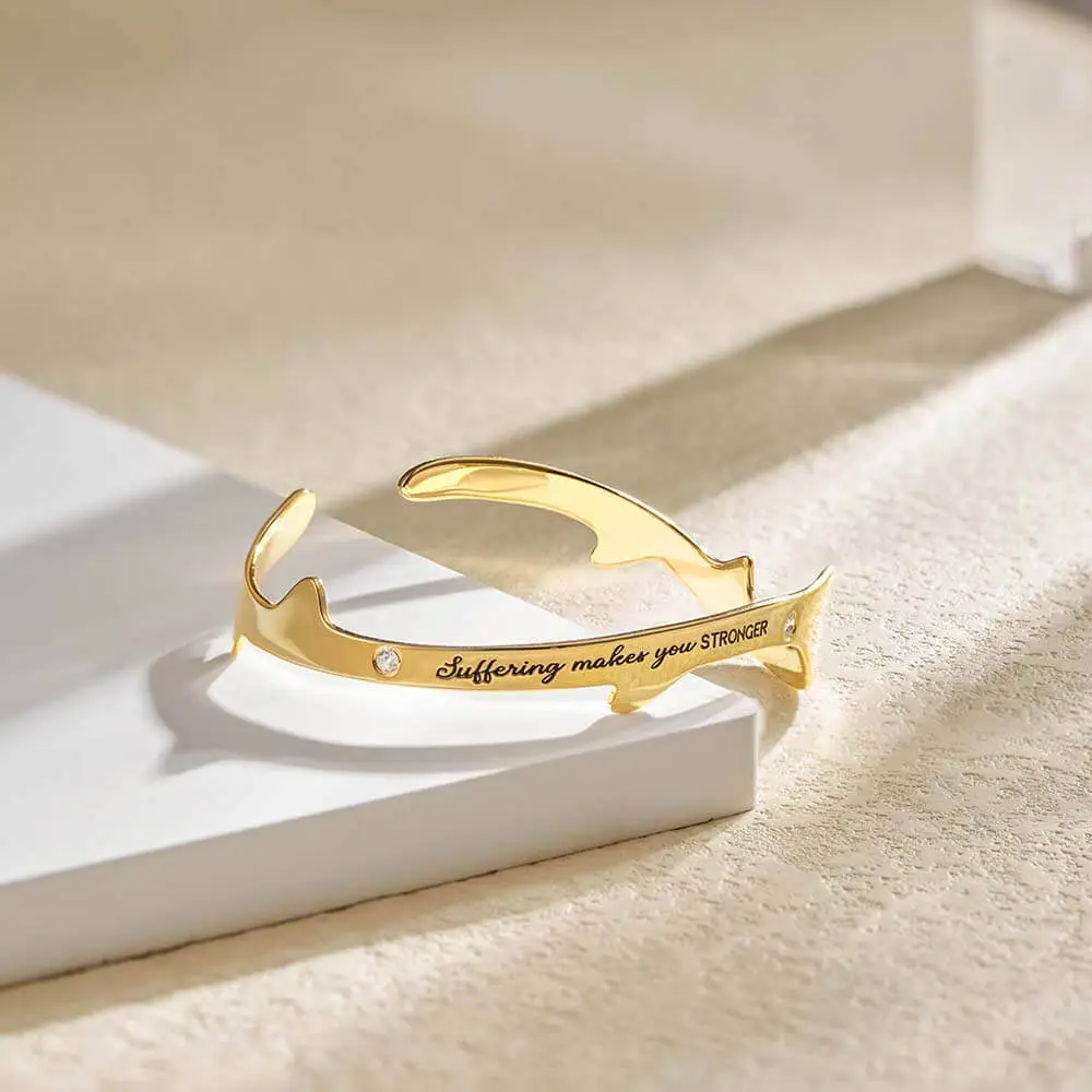 Suffering Makes You Stronger Inspirational Bracelet