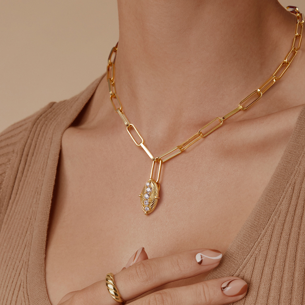 Gold Pendant Necklace