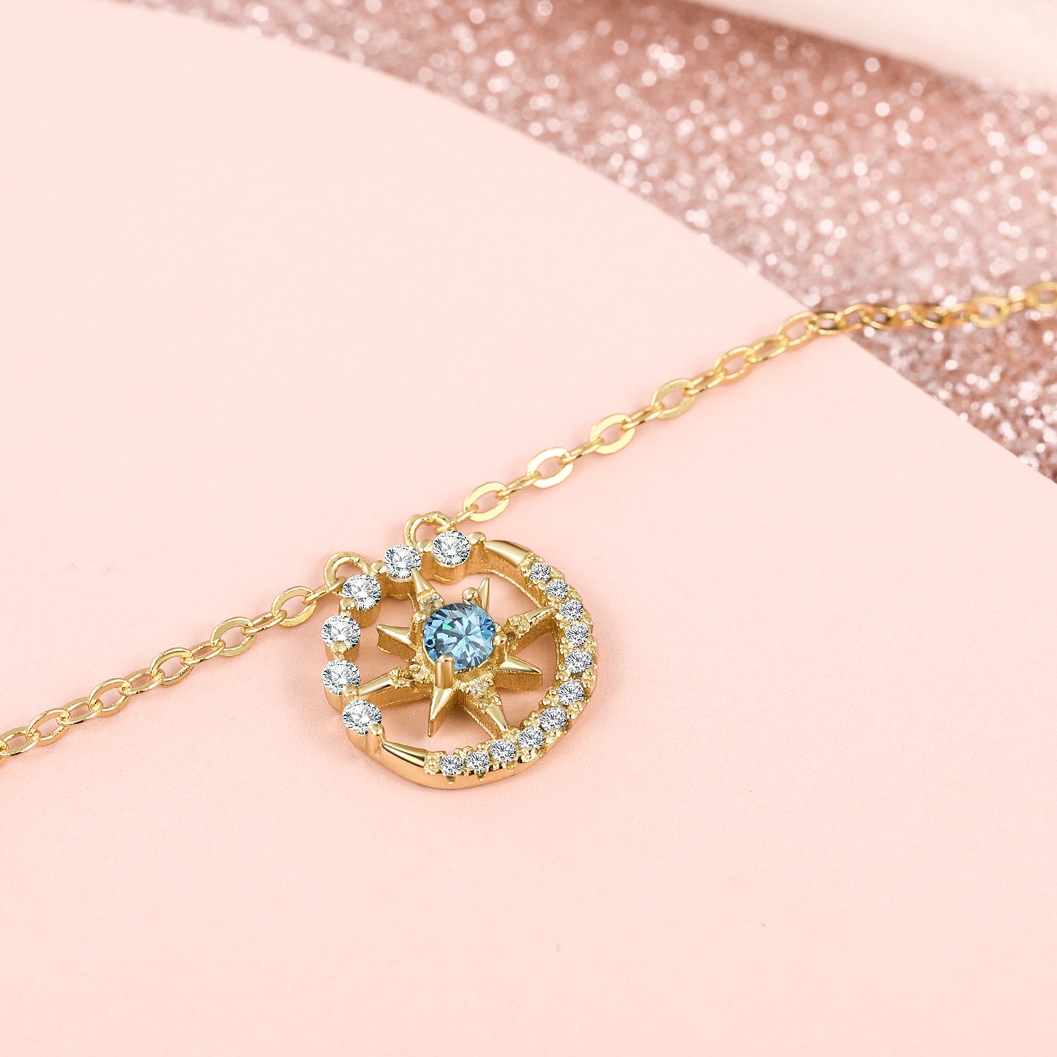 2021 Fashion Eight-Point Star Pendant Necklace