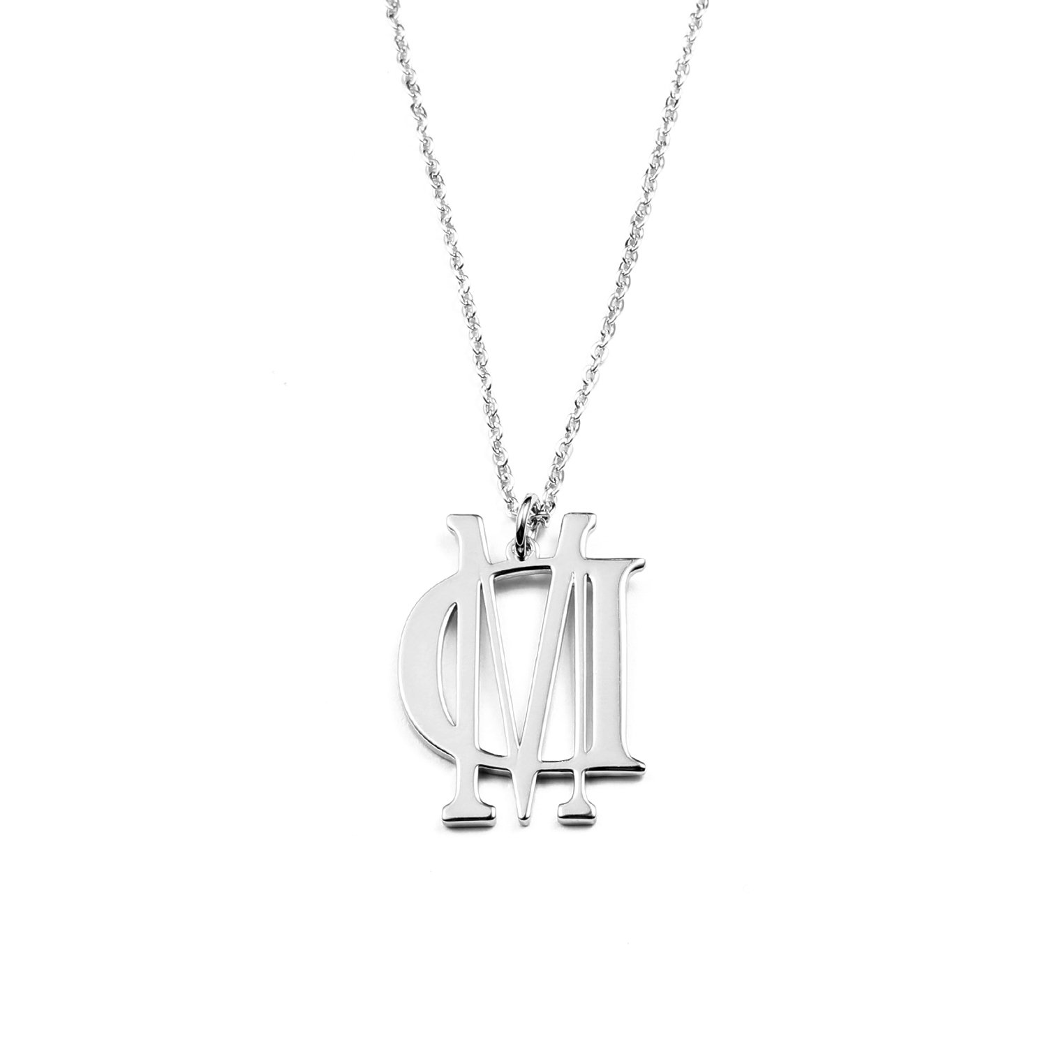 Handmade Double Initials Necklace