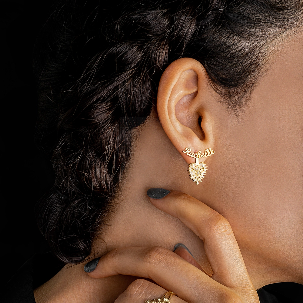 joycenamenecklace gold custom earrings