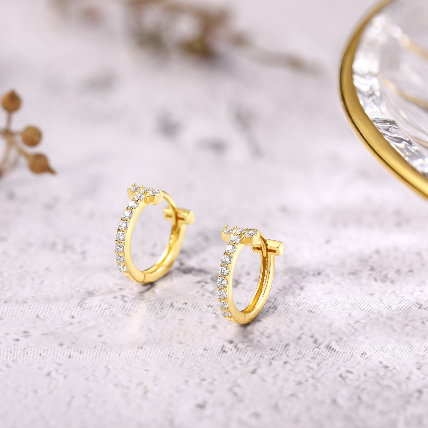 Elegant Sterling Silver Ear Cuffs