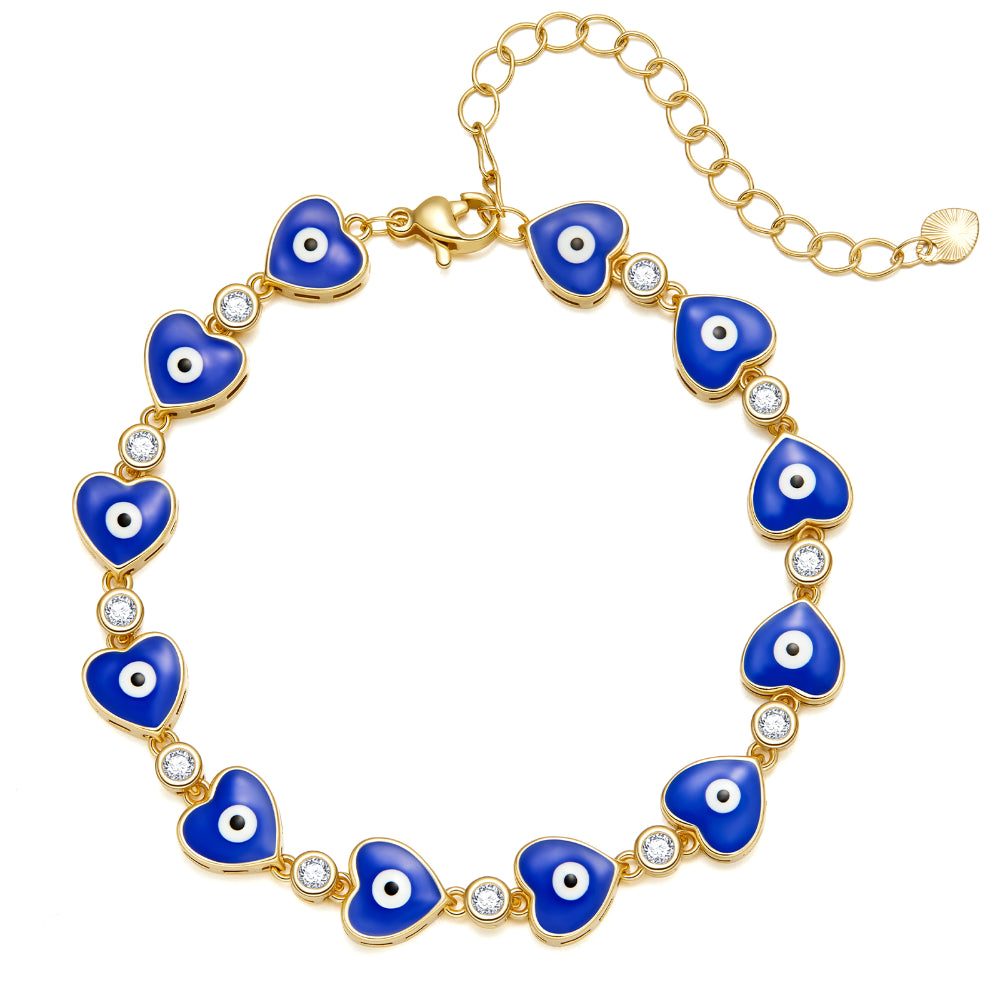 Love Dark Blue Eye Bracelet