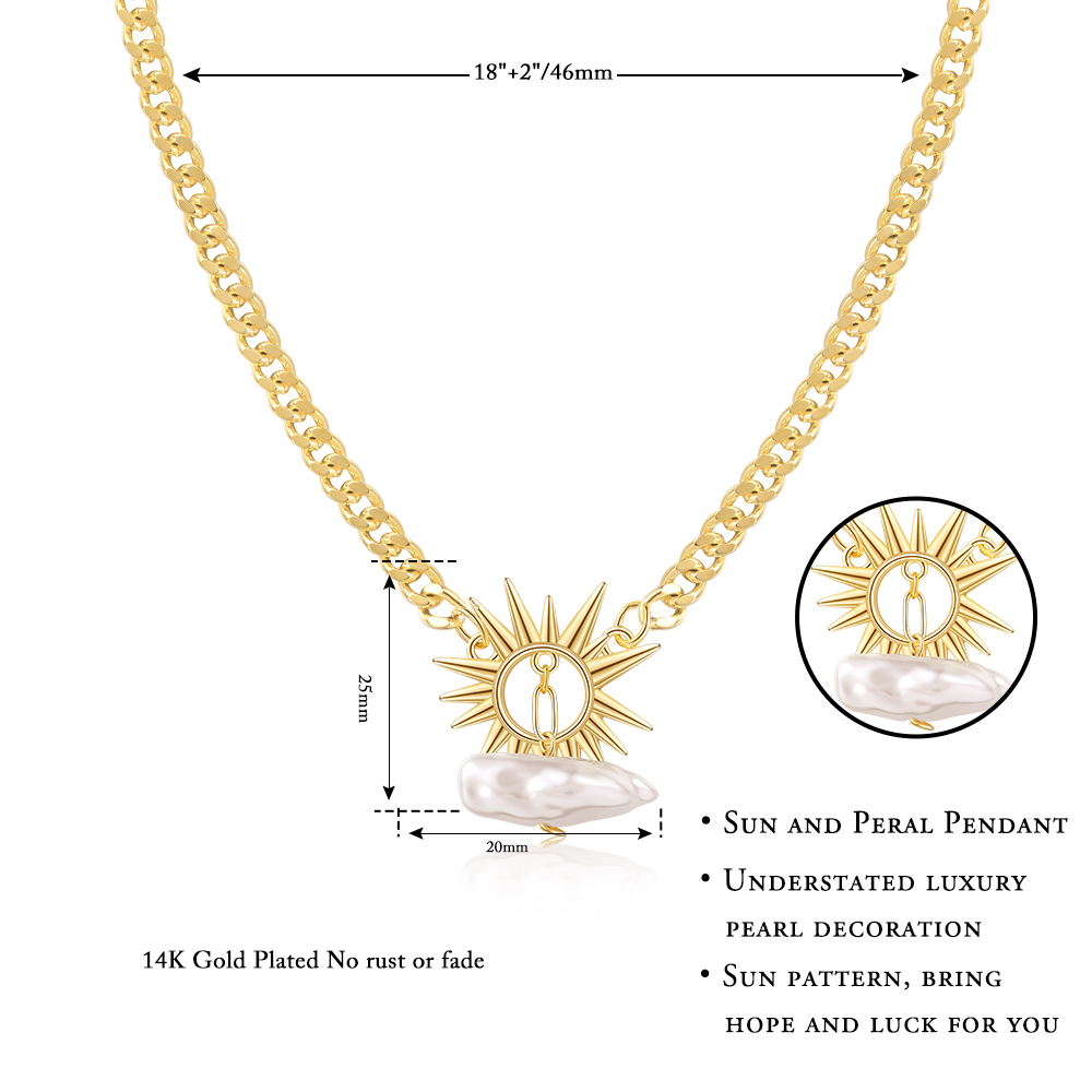 Irregular Pendant Necklace