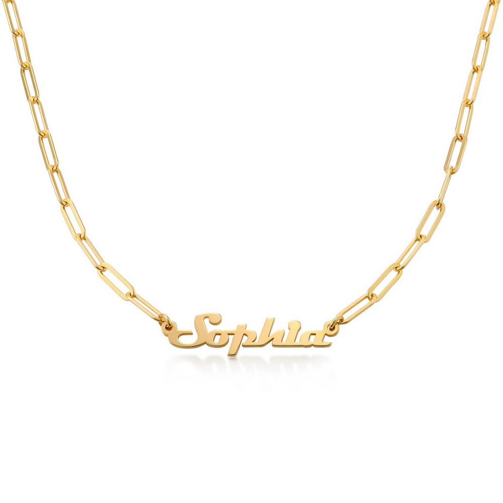 Personalized Link Chain Name Necklace