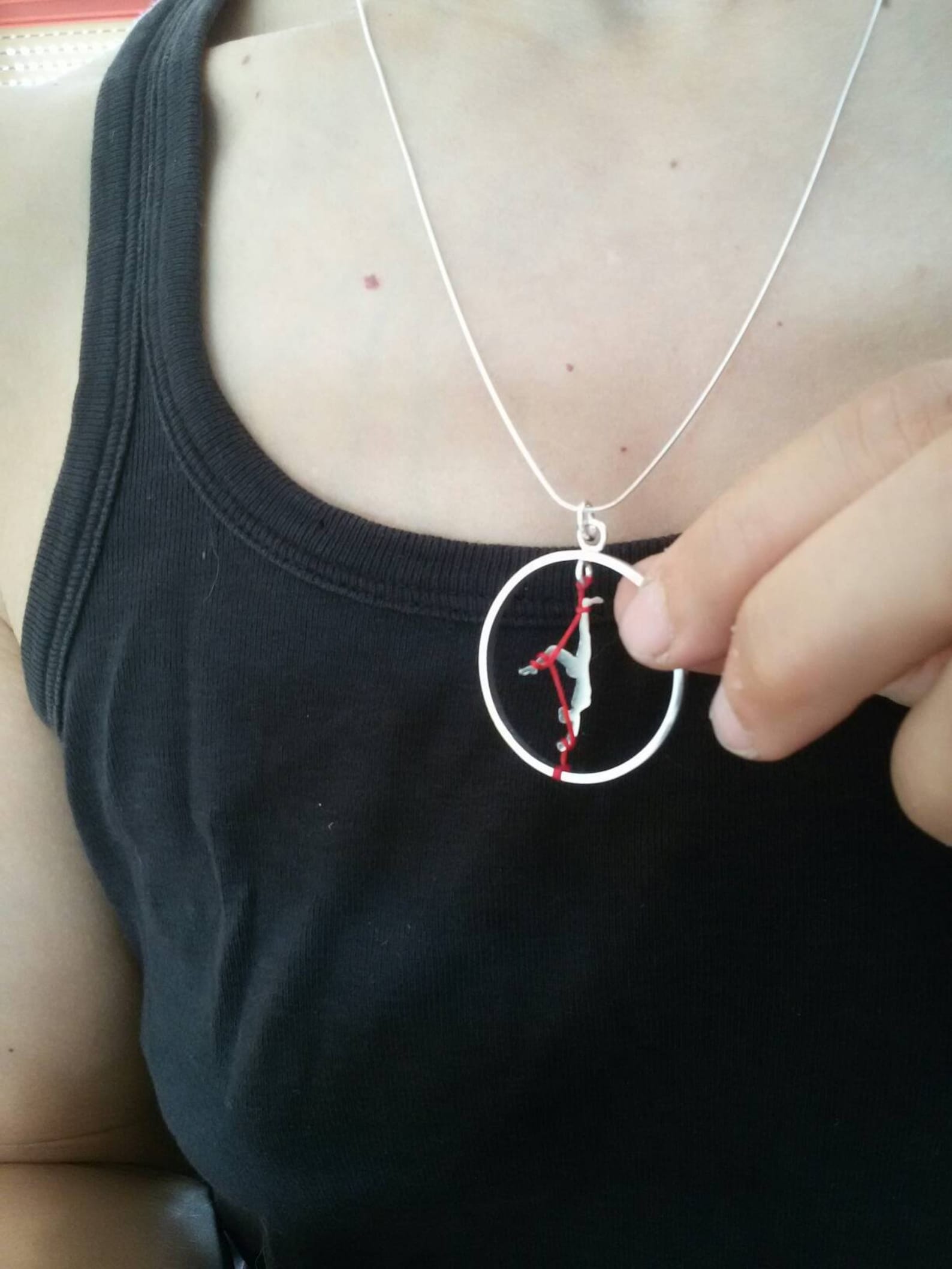 Aerial silks necklace