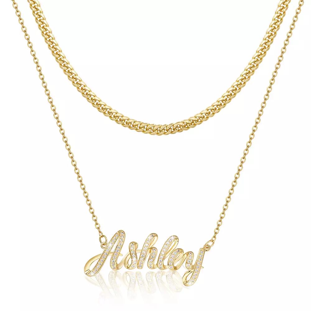 joycename Layered Name Necklace
