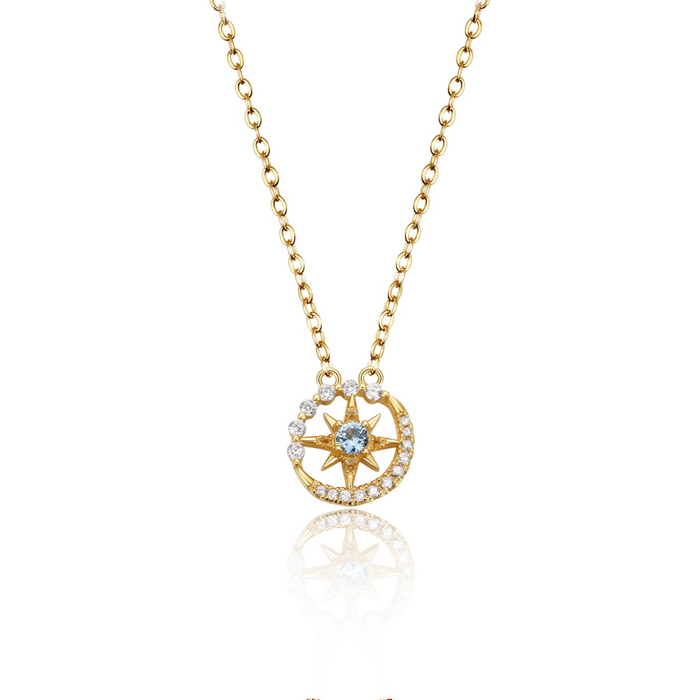 2021 Fashion Eight-Point Star Pendant Necklace