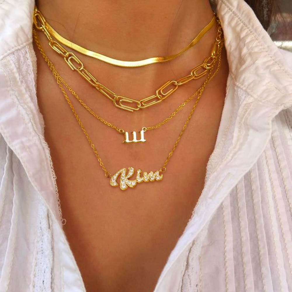 Personal Letter Belly Chain