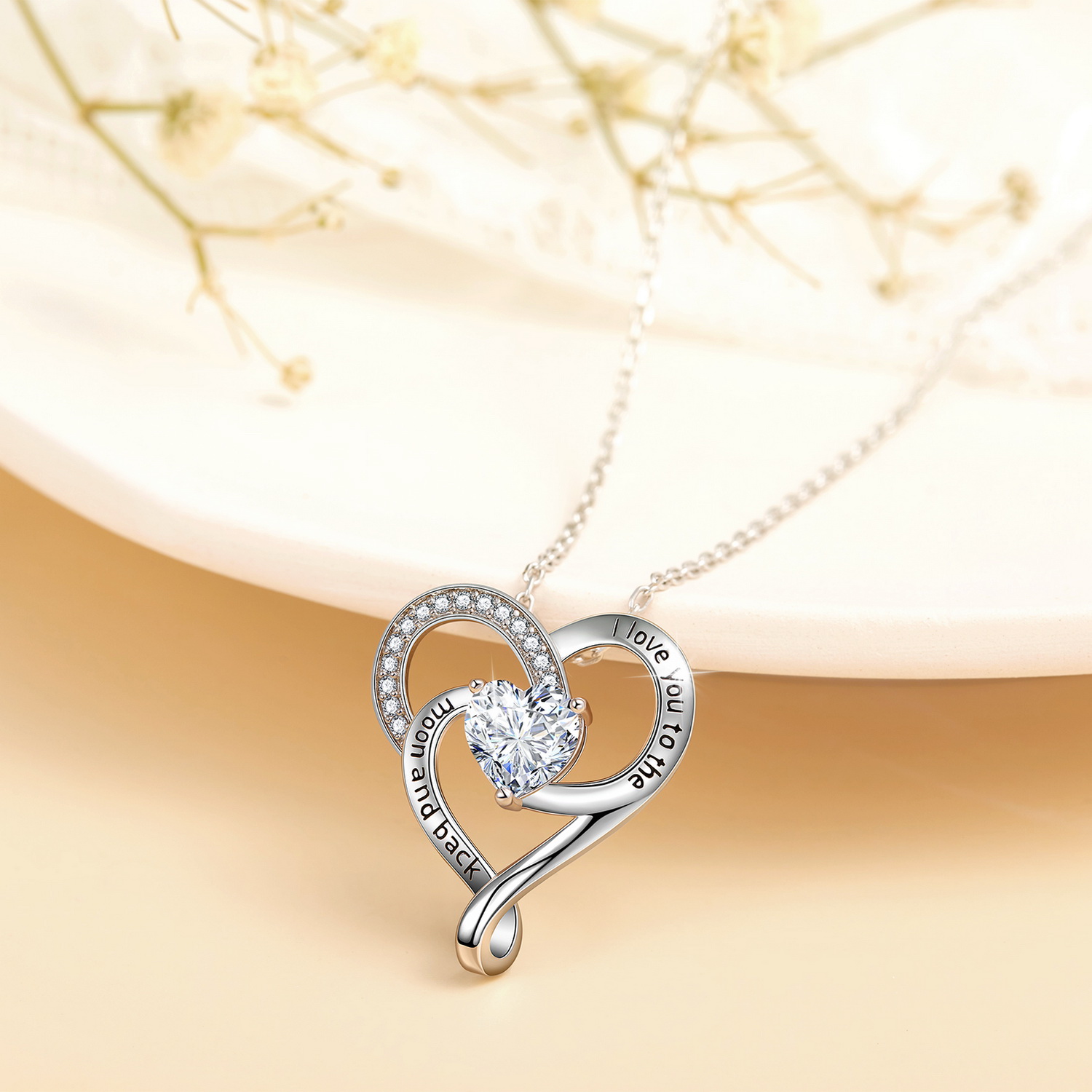 joycenamenecklace heart necklace for girlfriend