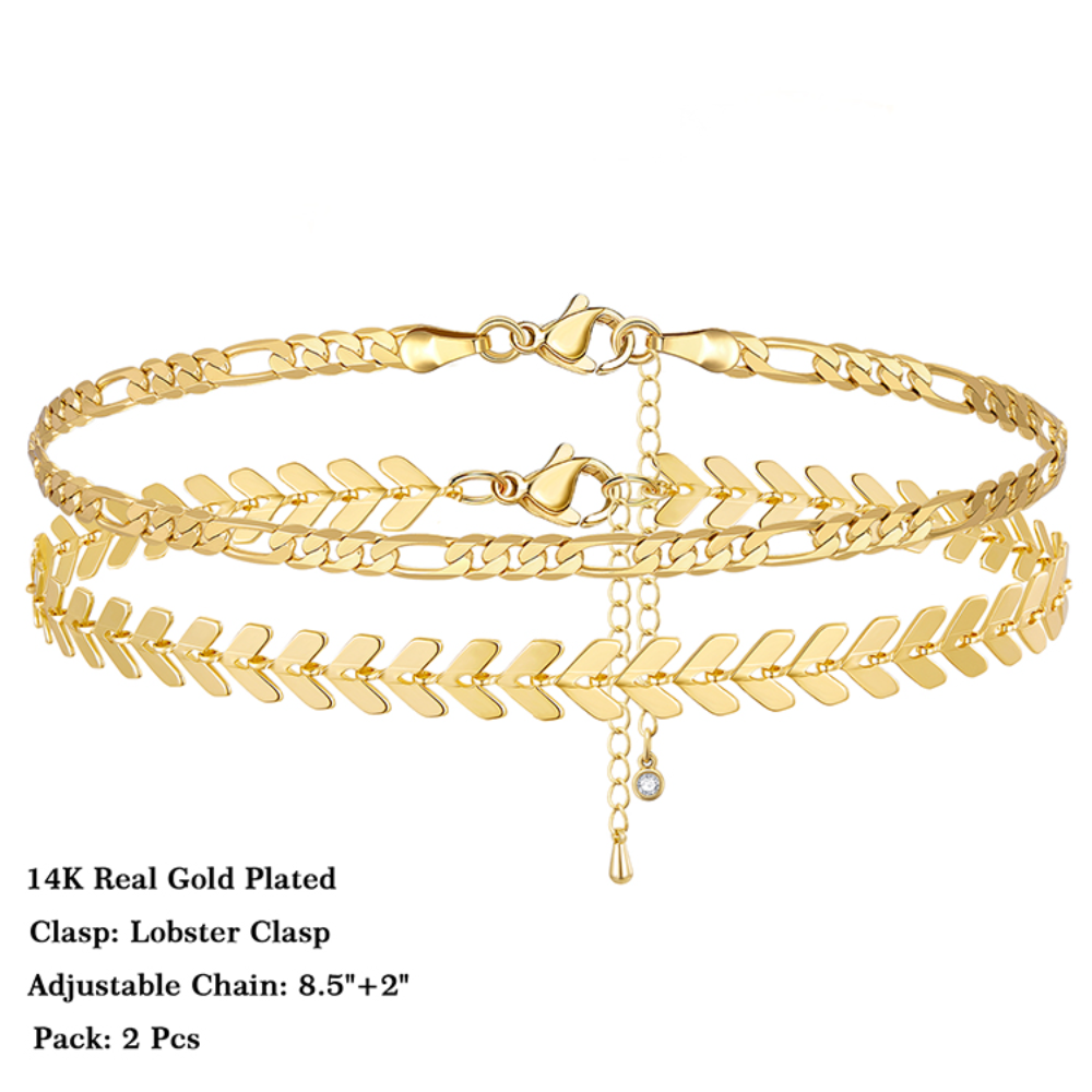 Figaro with fishbone anklet