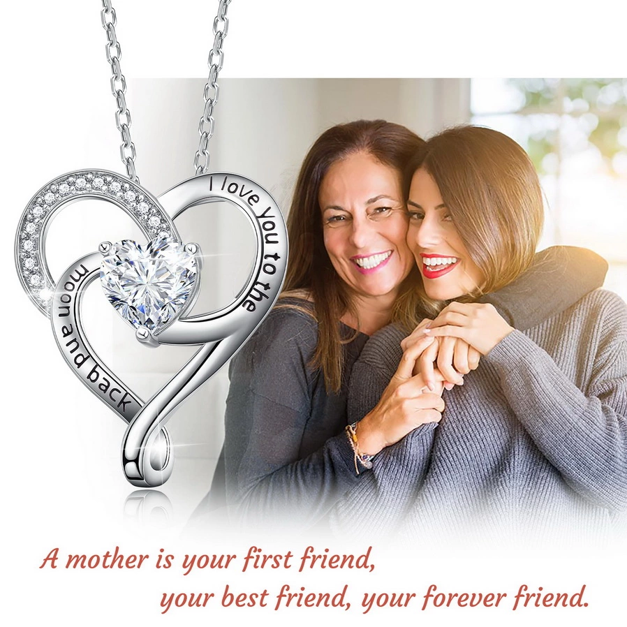 Fine Cubic Zirconia Jewelry Gifts for Wife Mom Daughter Grandmother