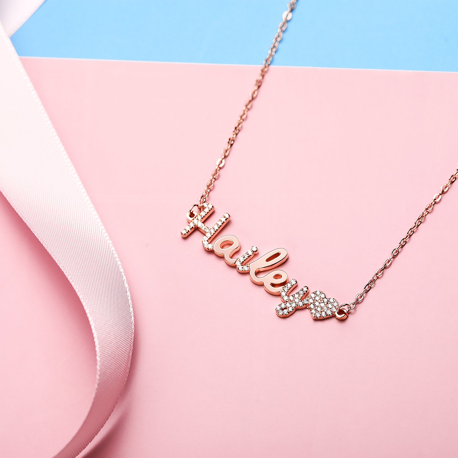 Personalized Heart Name Necklace