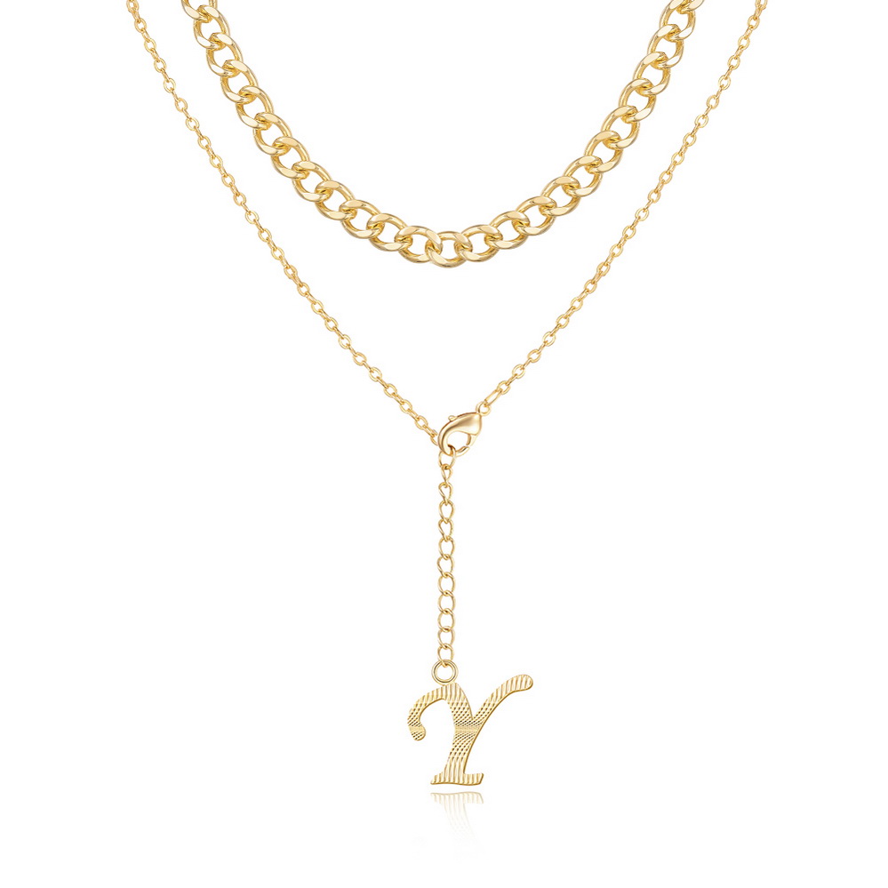 Joyce necklace Cuban Link Chain Womens Layered Necklaces