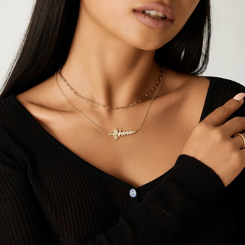 Joycename Personalized Religious Spiritual Necklace for Women