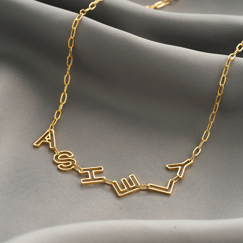 Chain Letter Neckalce