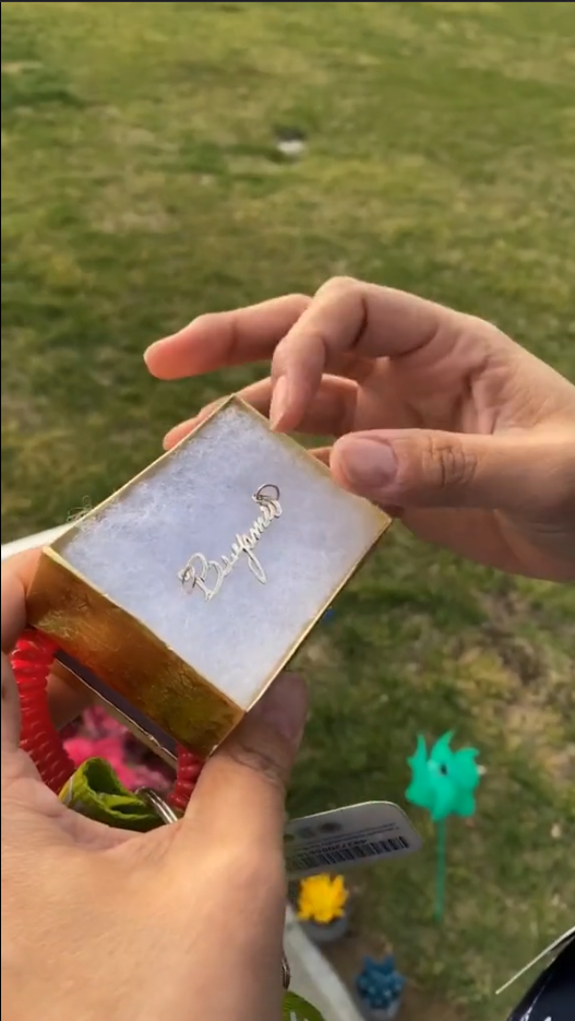 Custom Handwrting Engraved Necklace