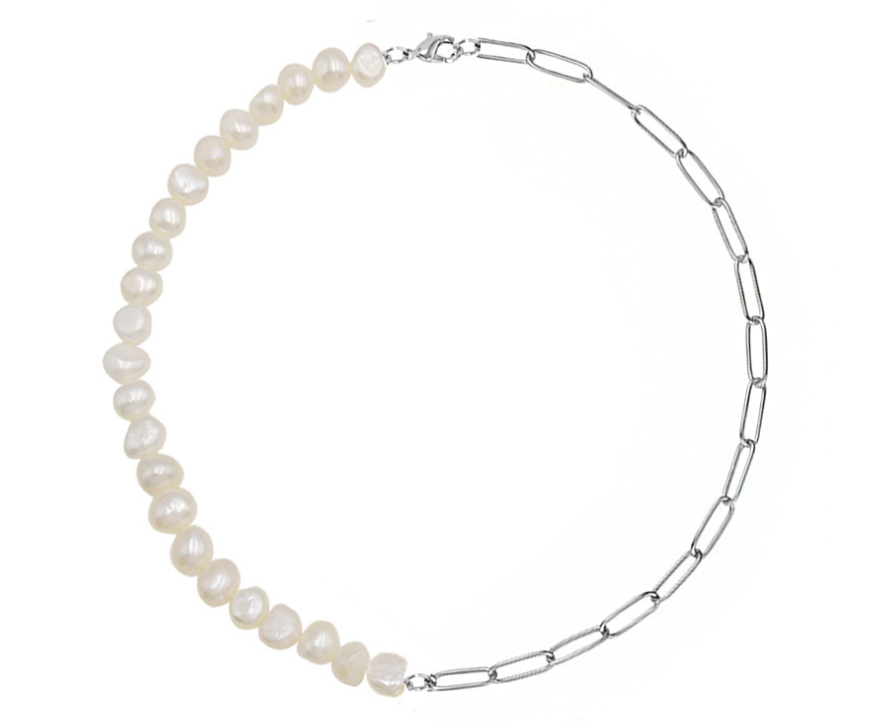 Pearls And the Chains-Sterling Silver