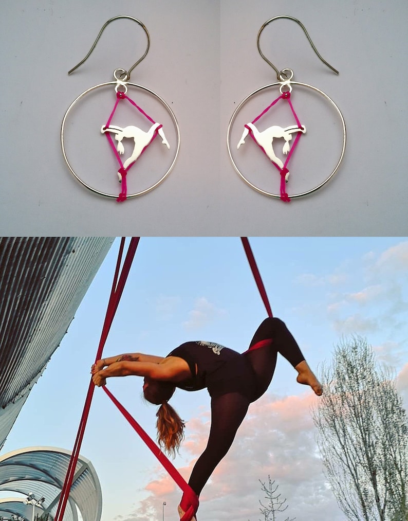 Aerial silks necklace