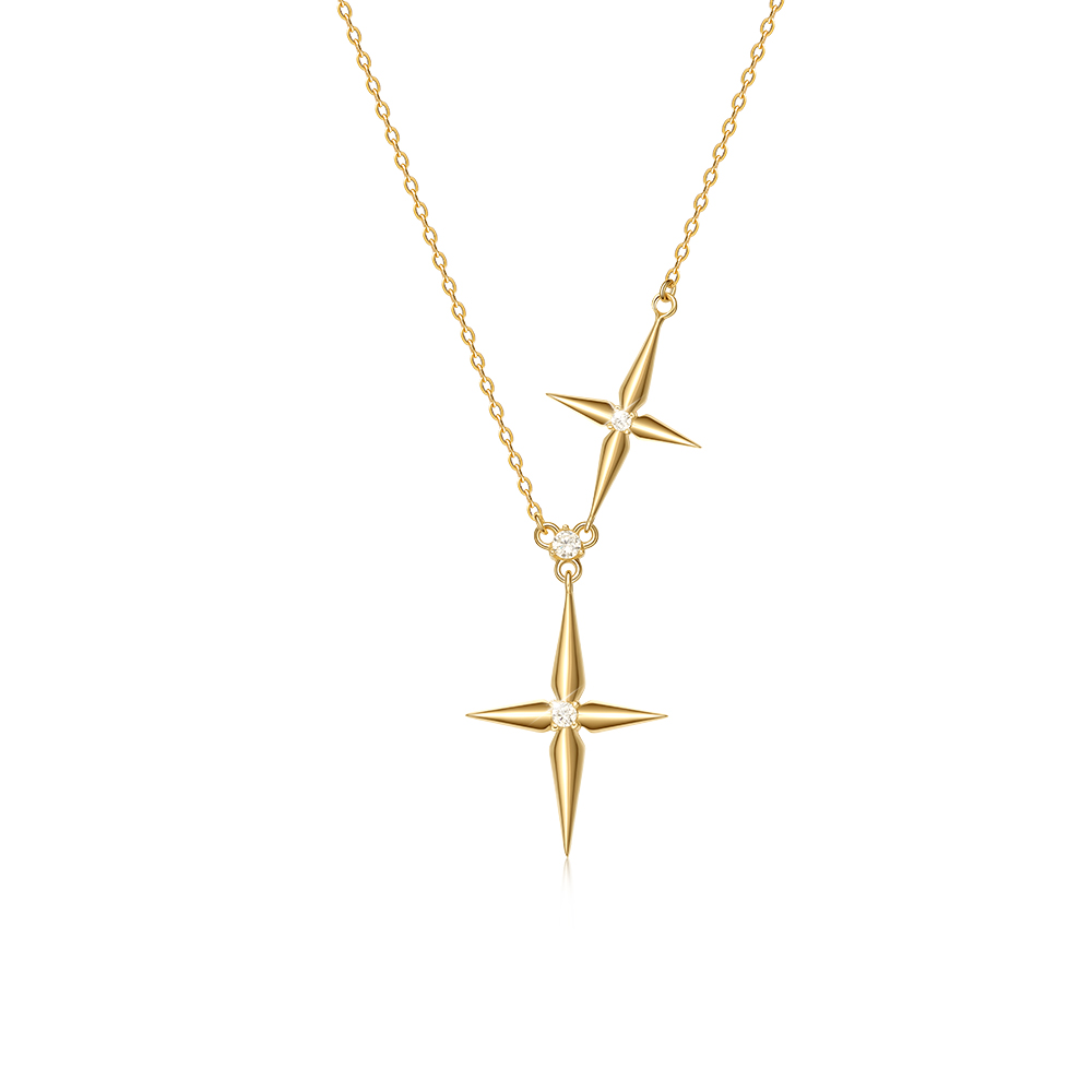 joycename star necklace silver