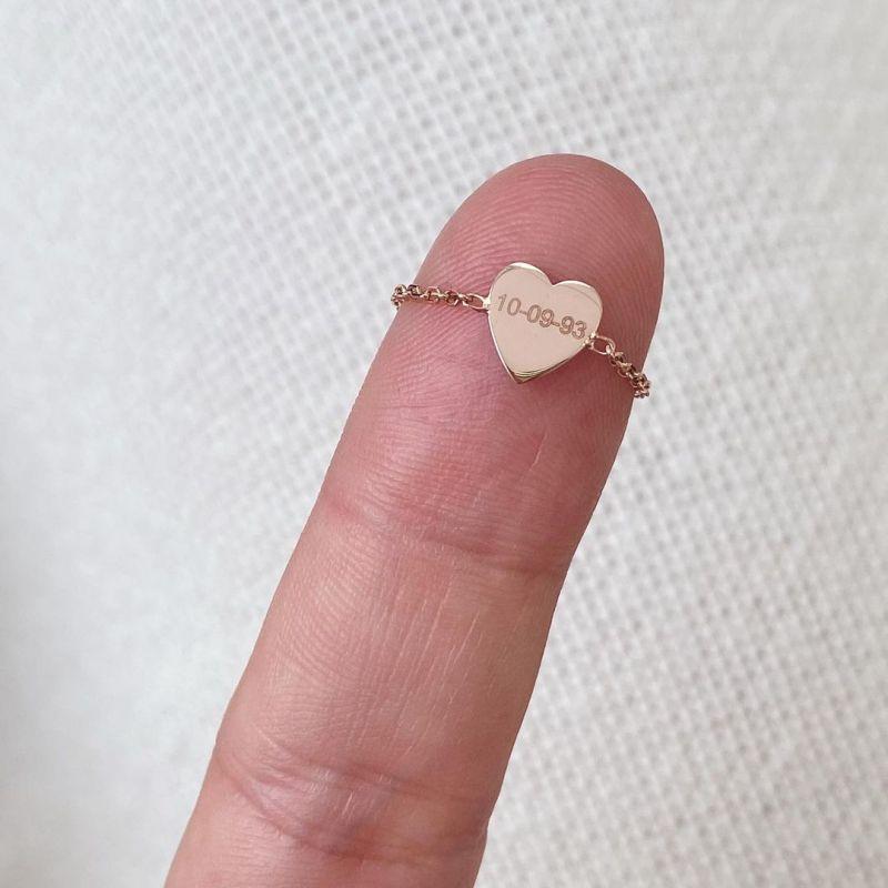 Joycename Mini Heart Ring
