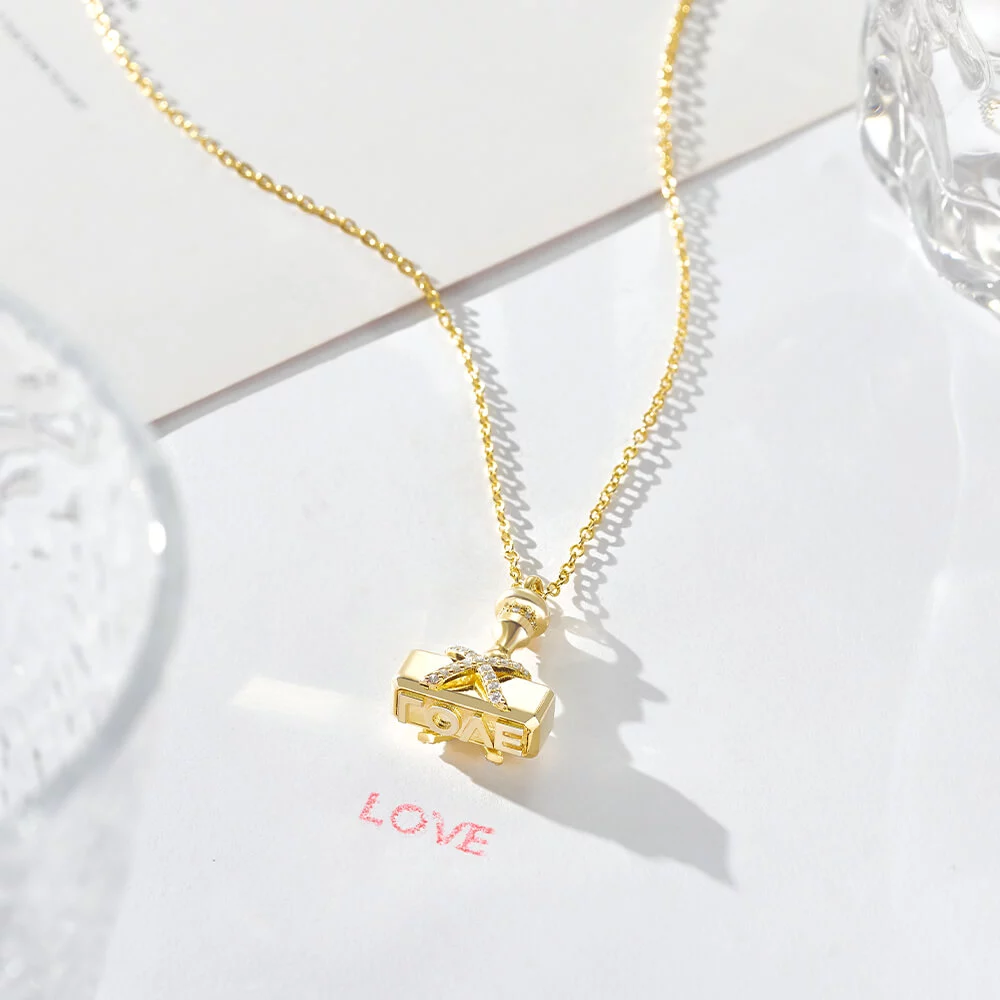 Personalized Stamp Necklace