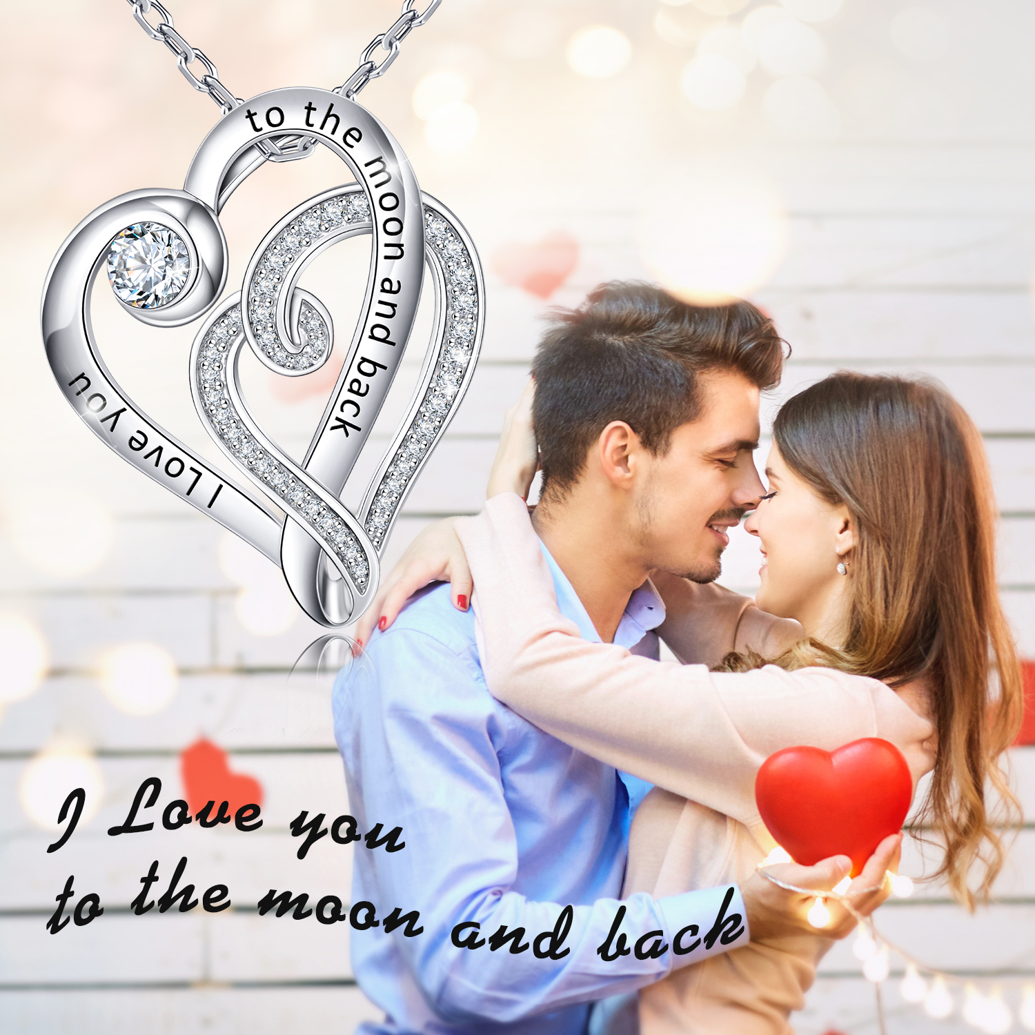 joycenamenecklace heart necklace