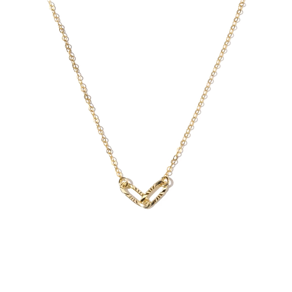 Interlocking Oval Necklace Gift