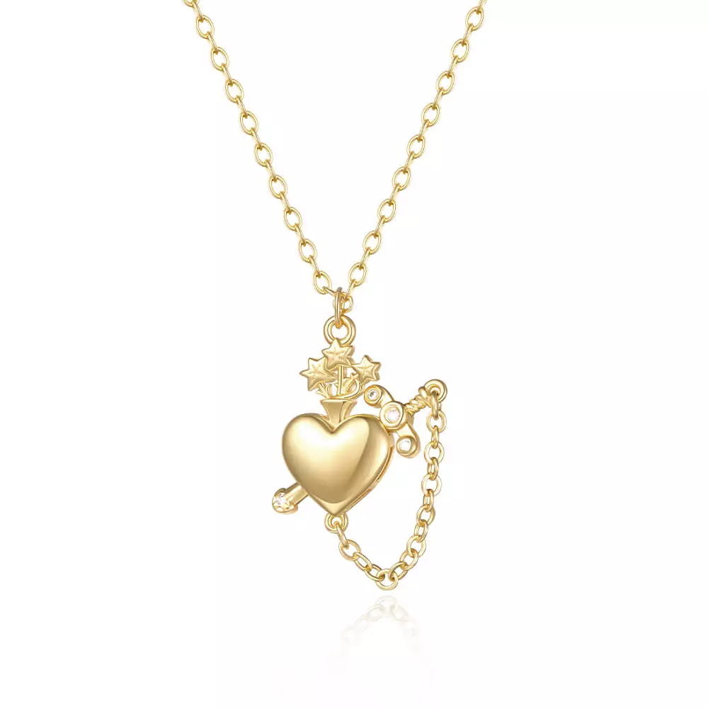 Joycenameneclace sacred heart jewelry