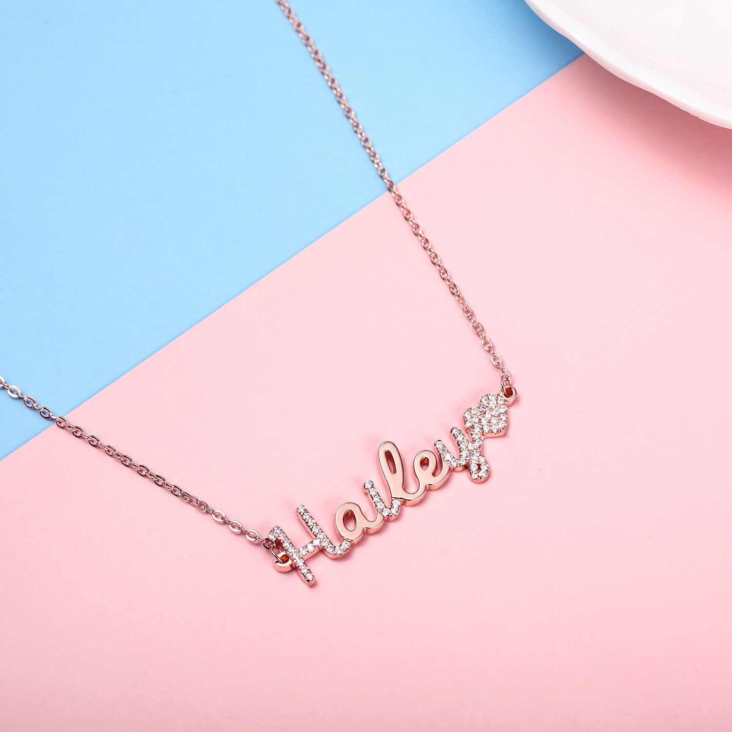 Personalized Heart Name Necklace