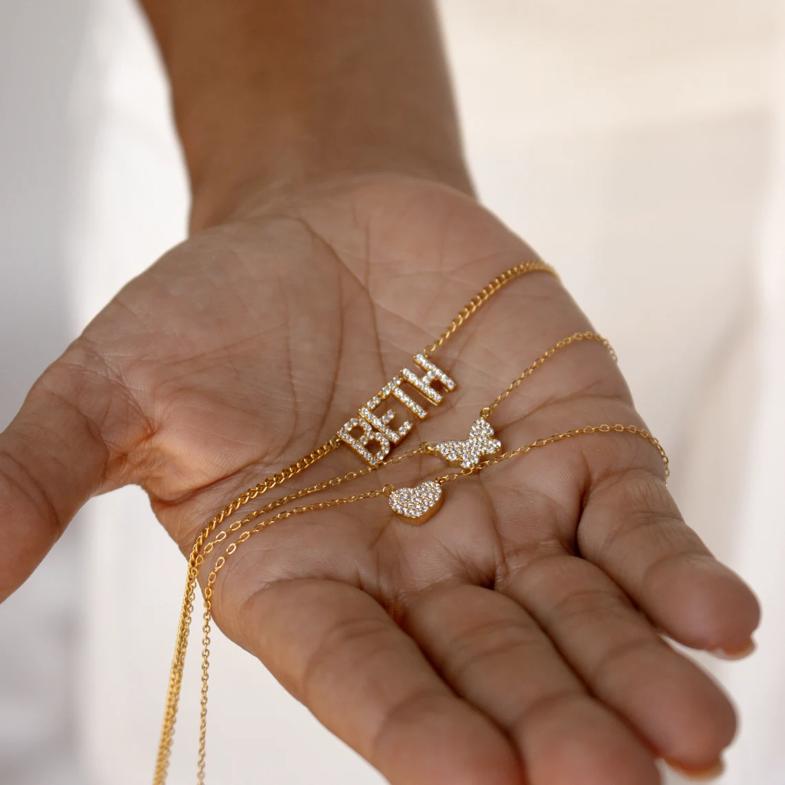 Custom Name Necklace With Cuban Chain