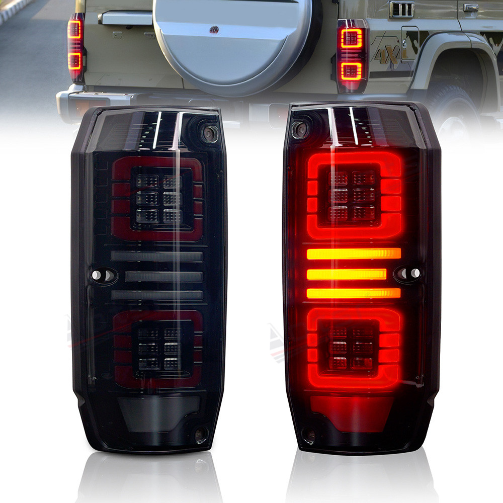 2PCs Car Tail Lamps Assembly For Toyota FJ Cruiser 1984-2021 LED Light