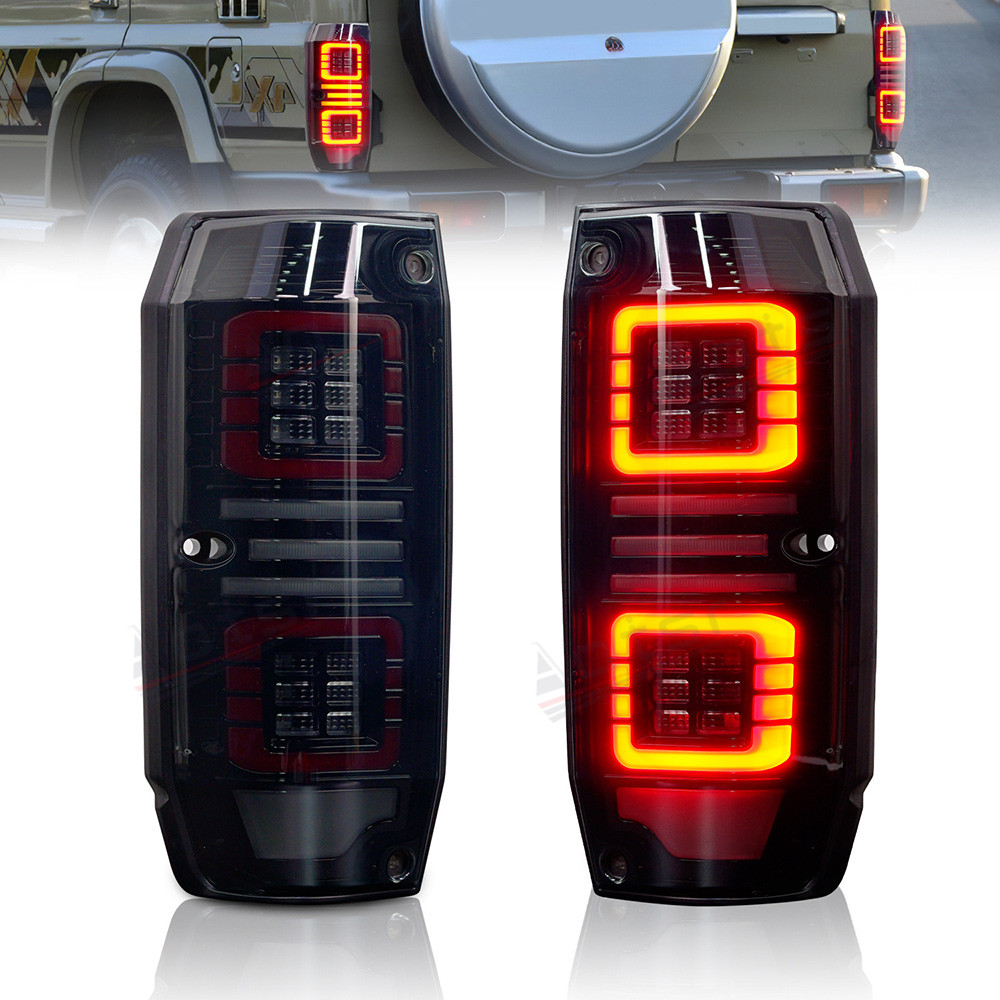 2PCs Car Tail Lamps Assembly For Toyota FJ Cruiser 1984-2021 LED Light