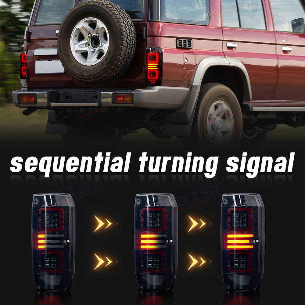 2PCs Car Tail Lamps Assembly For Toyota FJ Cruiser 1984-2021 LED Light
